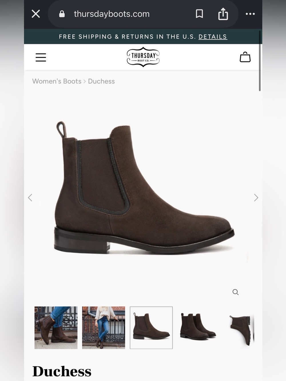 Thursday Duchess Women Boots